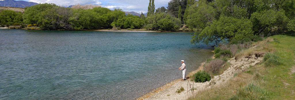 Fishing in the Clutha River