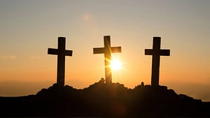 resurrection-concept-crucifixion-jesus-christ-cross-sunset
